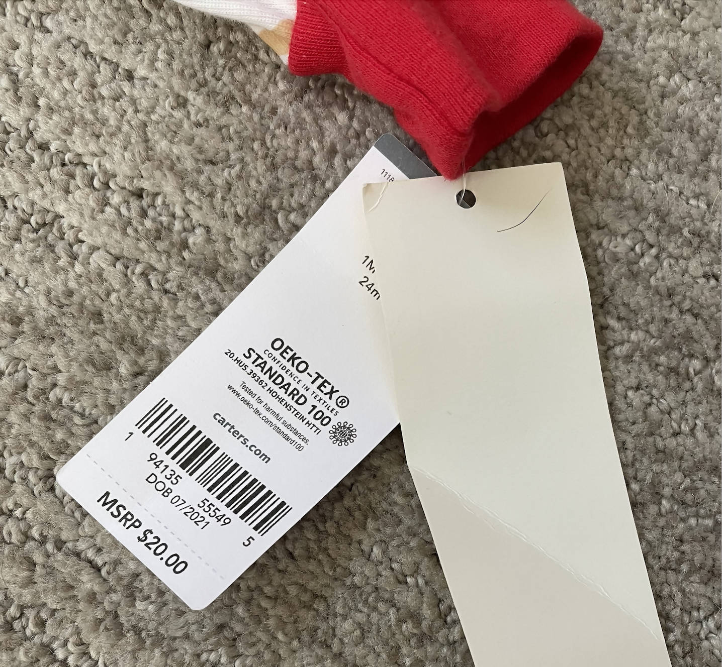 Carter's baby Christmas sleep shirt