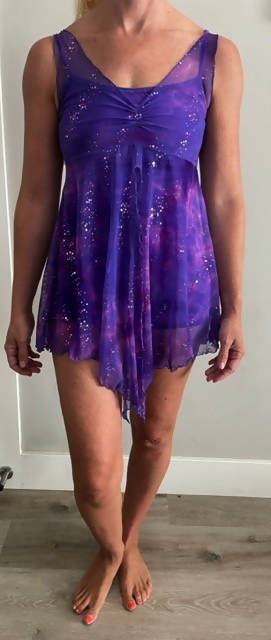 2-piece Purple Tie-dye