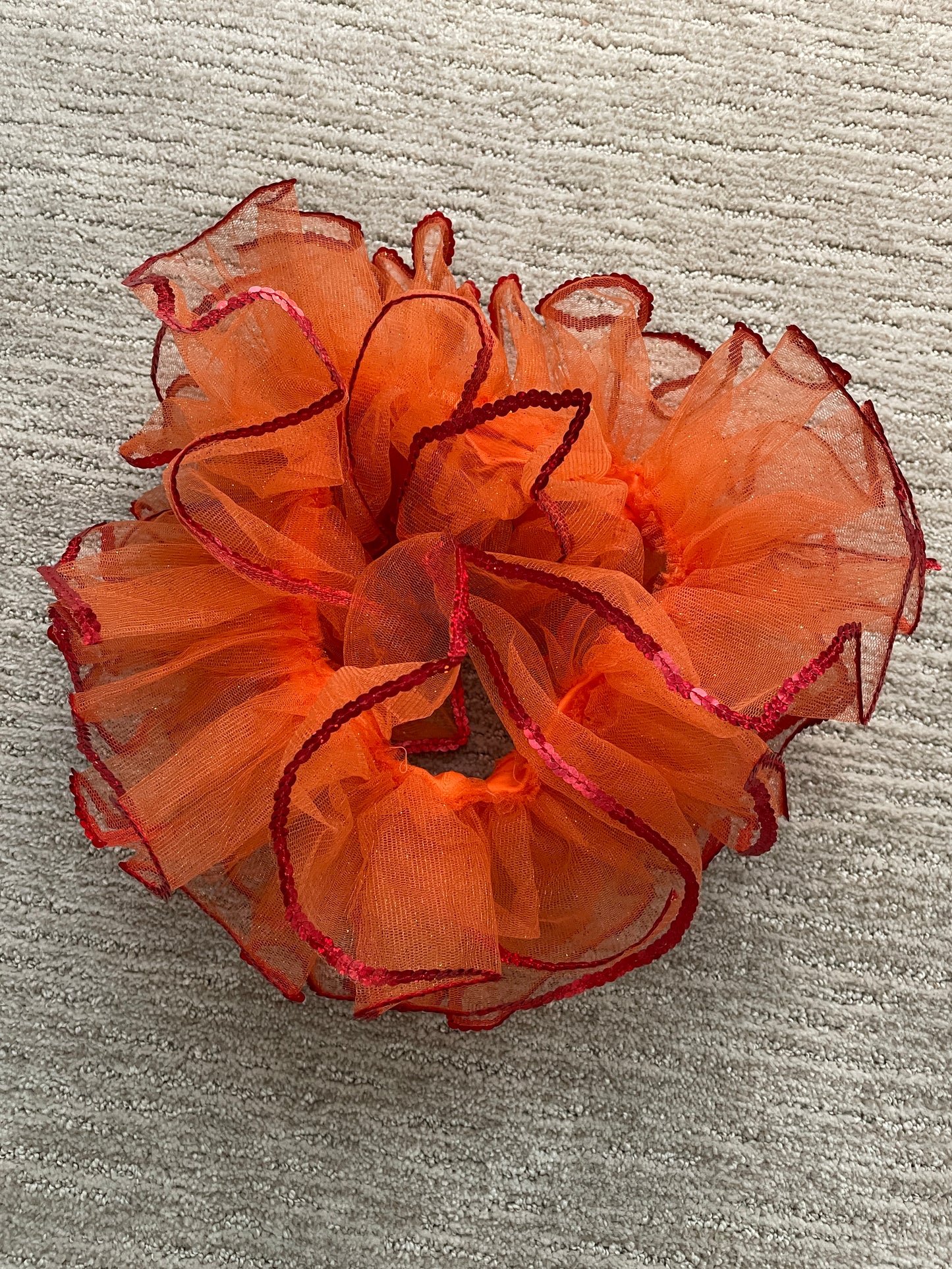 Orange tutu belt