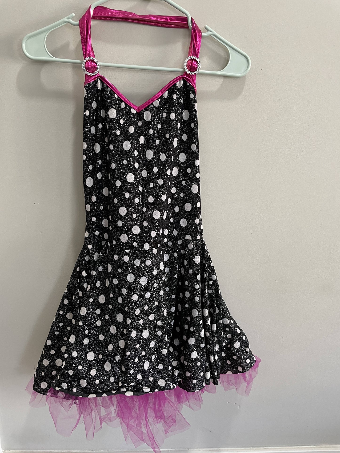 50s Glam Ruffle Party Dress