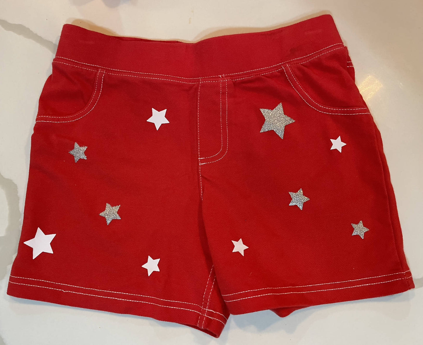 4th of July shorts set for twins