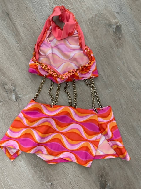 70s Pink Go Go Dress