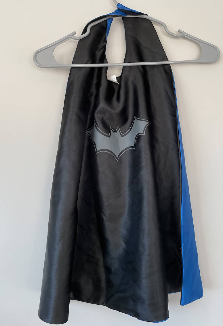 Reversible Spiderman/Batman Cape