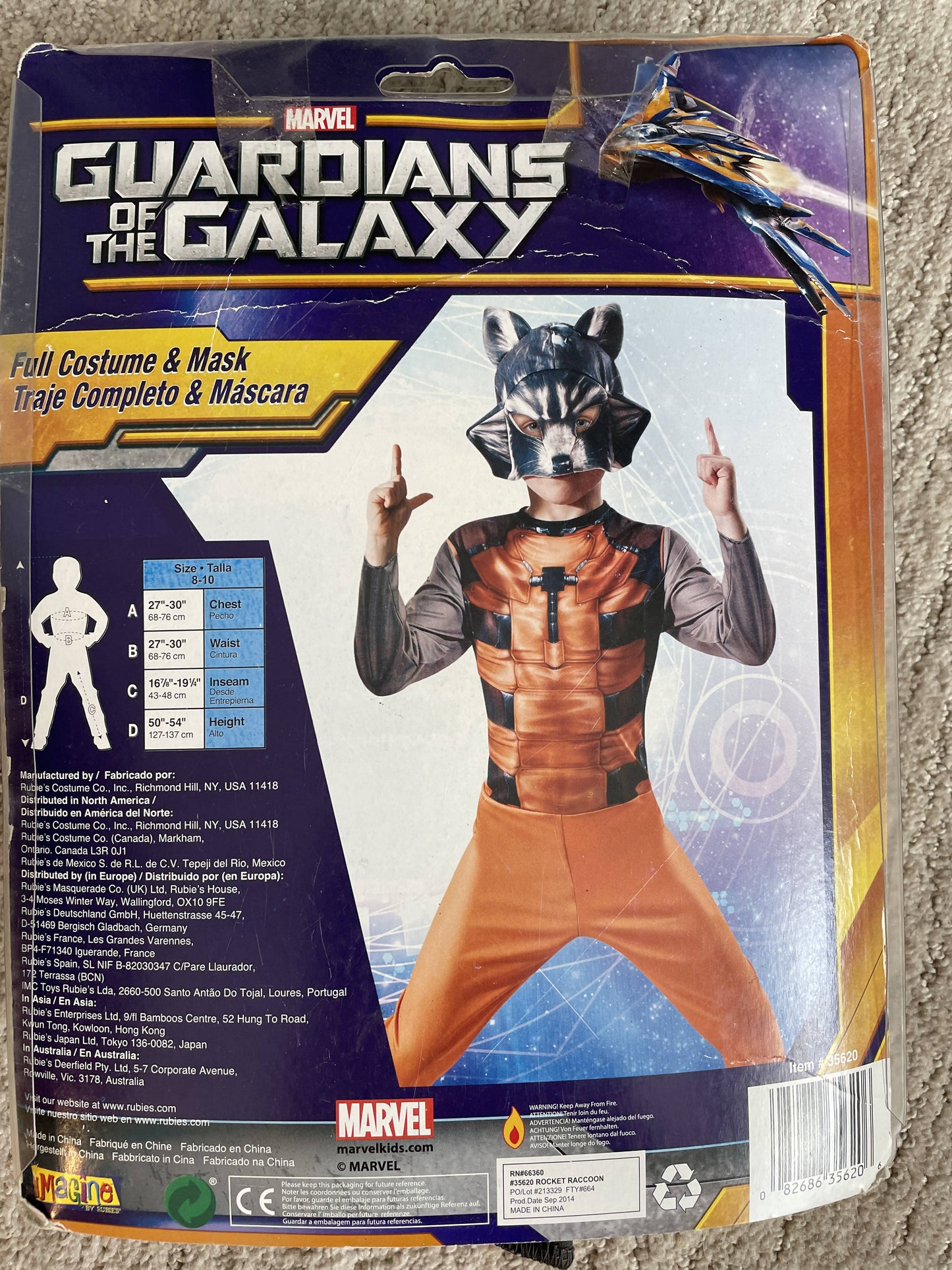 Rocket Raccoon - new, never opened