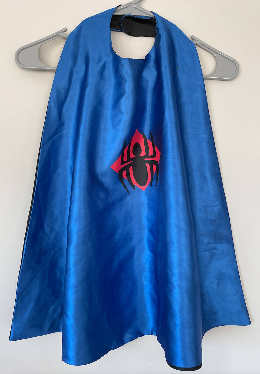 Reversible Spiderman/Batman Cape