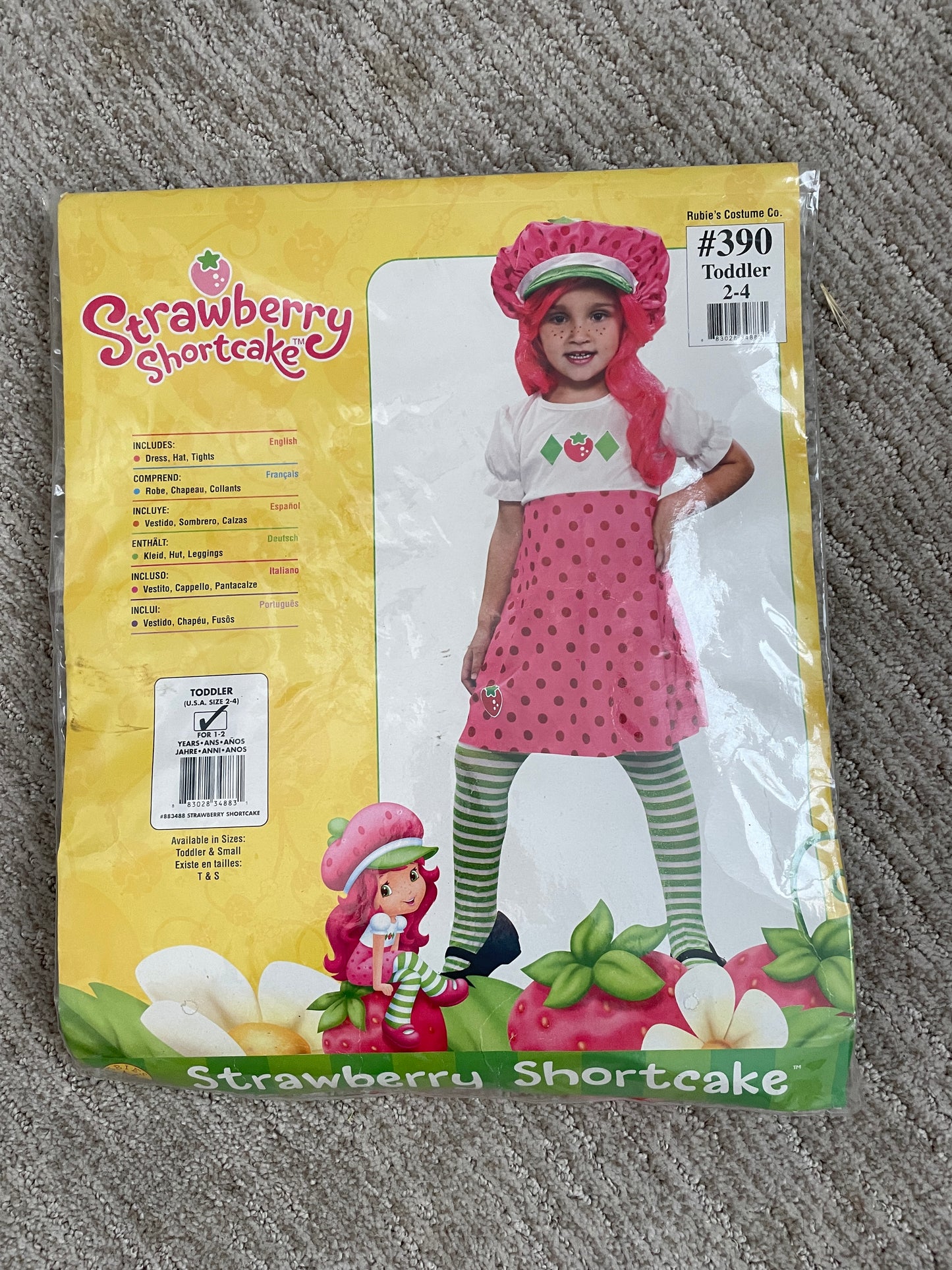 Strawberry Shortcake Toddler costume