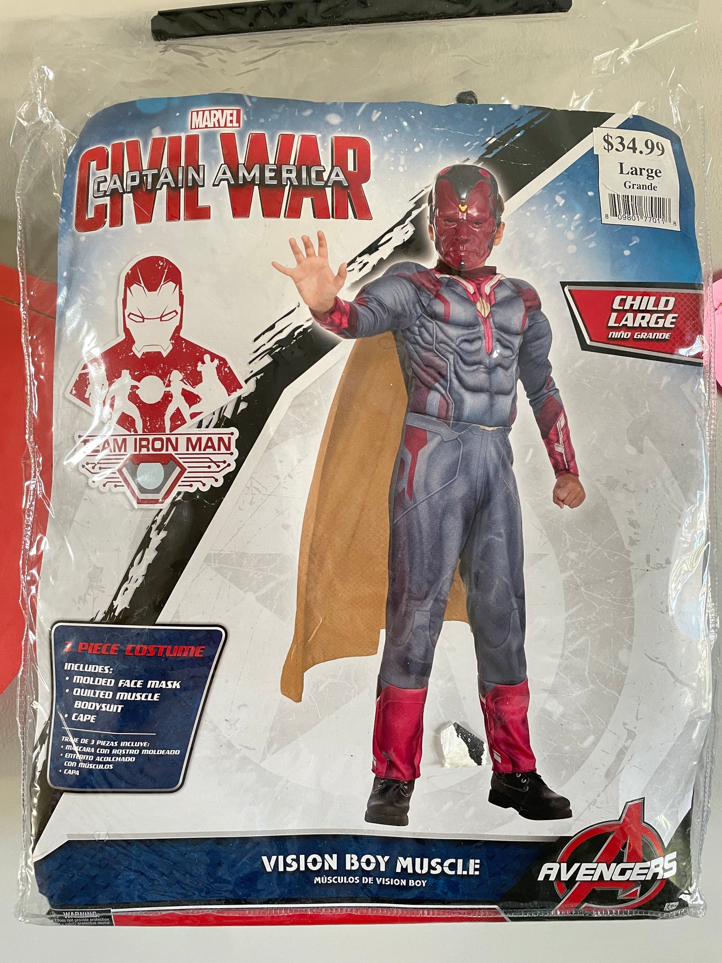 Marvel Captain America Civil War Vision Boy
