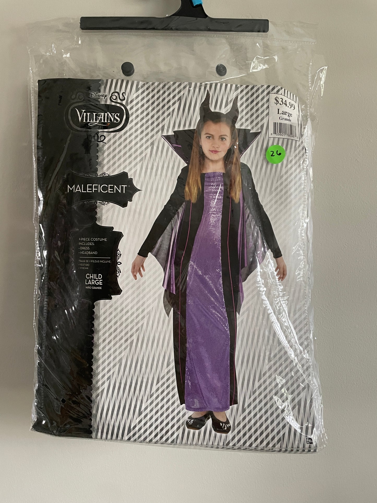 Maleficent costume Child Large
