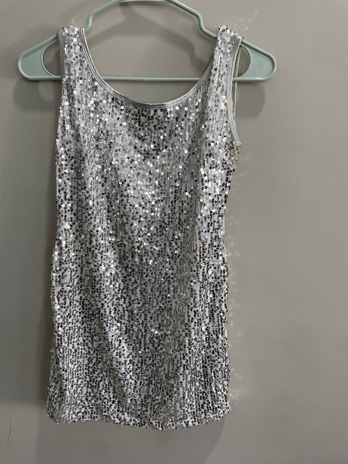 Silver Sequin Cabaret dress