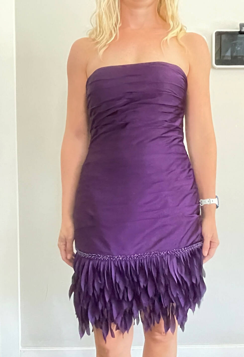 Feather Flair Cocktail Dress