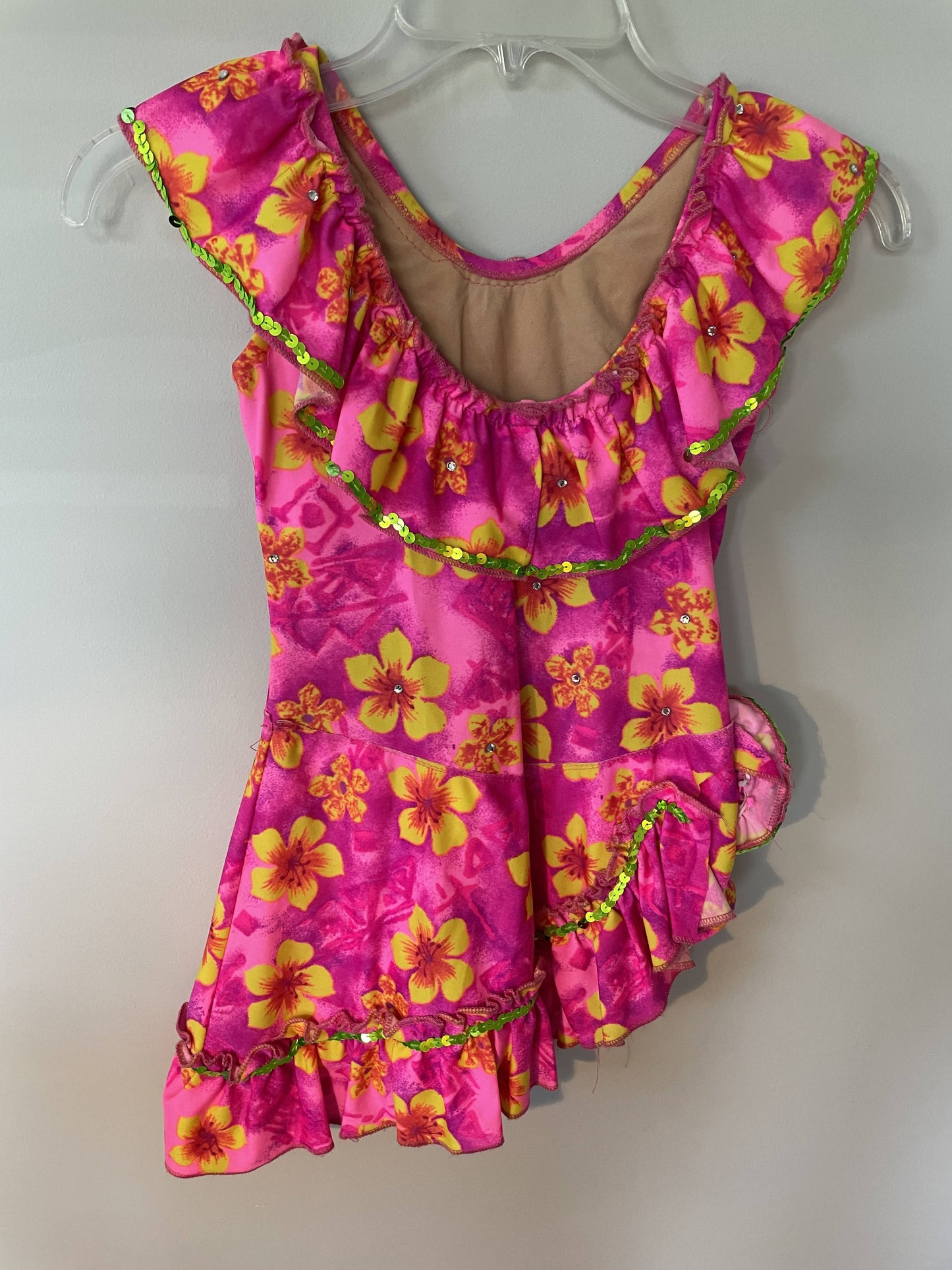 Hawaiian Pink Leotard dress